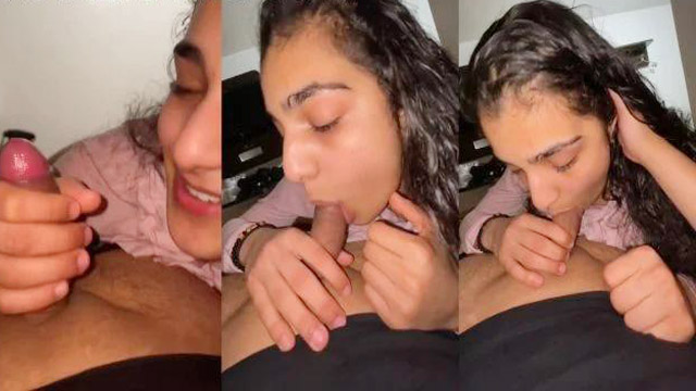 Horny Beautiful Girl Deep Sucking Desi BF Cumshot Clip - Auntymaza.com