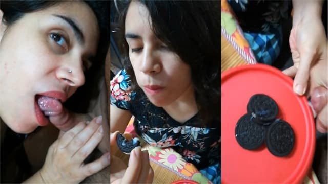 Cute Sister Giving Blowjob And Cream Biscuit Cum In - Auntymaza.com