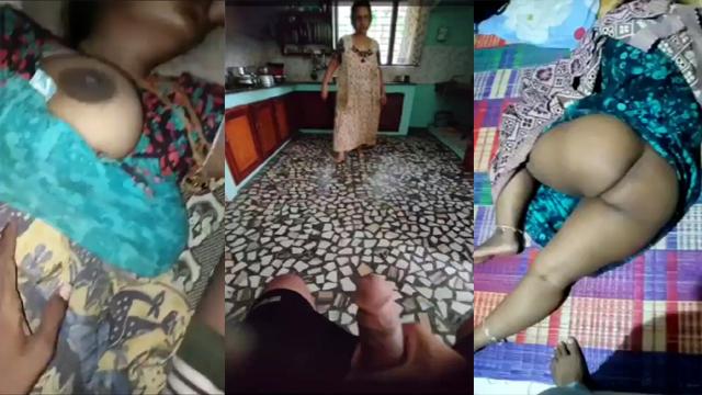 Masturbating Infront Of His Mom Catches Stepson - Auntymaza.com
