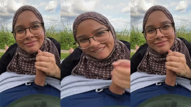 Hijabi Maal Babe – Deep BJ Big Cock Park - Auntymaza.com