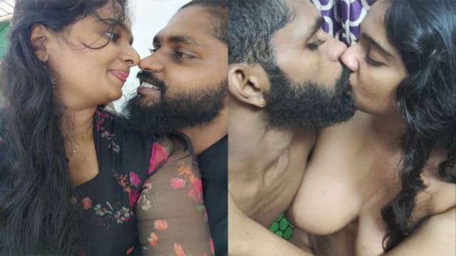 Mallu Couple Kissing Passionately & Sex Viral Video - Auntymaza.com
