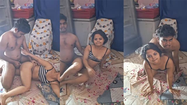 Newly Married Desi Couple Second Night Hardcore Chudai Videos - Auntymaza.com
