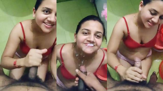 Horny Sexy Desi Cousin Blowjob And Cumshot In Mouth - Auntymaza.com