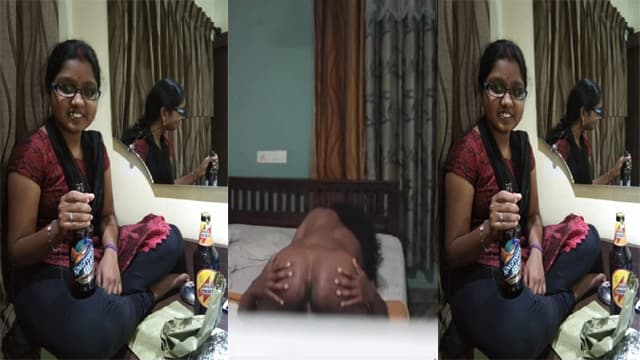 Drunk Girl Self Recorded and Fucked by Lover - Auntymaza.com