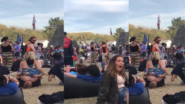 Two Guys Eat A Randis Ass In Public During a Music Festival Viral - Auntymaza.com