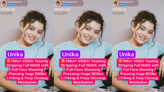 Unika Aka Theuniqueonee Influencer 7Min Premium Free Live Teasing - Auntymaza.com
