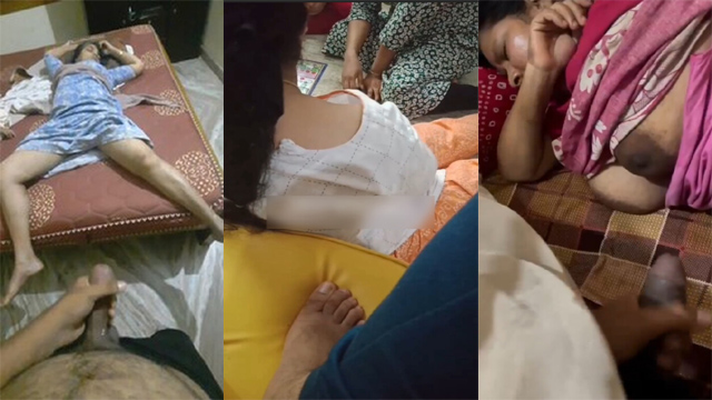Two Horny Son Masturbating – By Watching Sleeping Family - Auntymaza.com