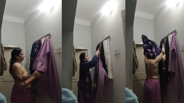 Bhabhi Changing Clothes – Hidden Captured Porn Video - Auntymaza.com