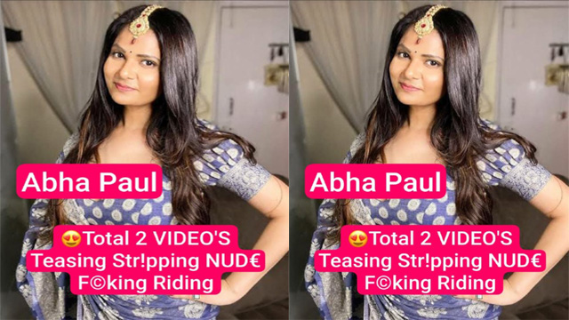 Abha Paul Diwali Surprise Stripping Topless – Full Nude Chudai Riding - Auntymaza.com