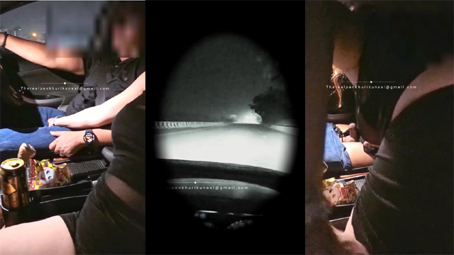 Maal Affair Girl Sex In Car – While Bf Riding on Road - Auntymaza.com