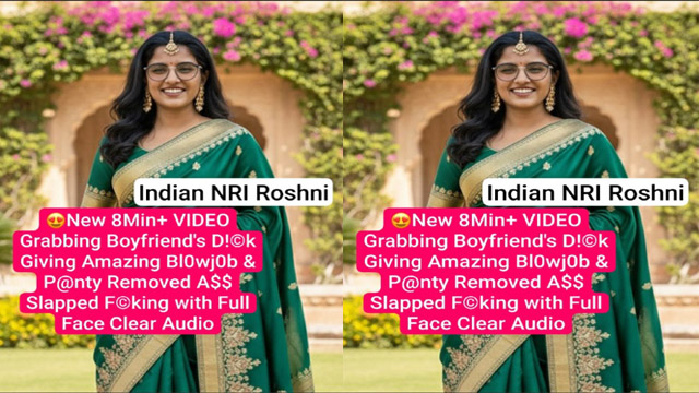 Indian Nri Roshni Boyfriend Dick Giving Amazing Blowjob – Panty Removed Ass Slapped – Chudai with Full Face Video - Auntymaza.com