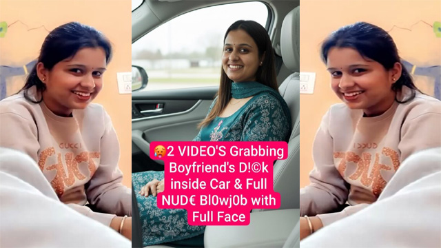 Horny Desi GF Grabbing Boyfriend Dick – inside Car & Giving Blowjob Chudai - Auntymaza.com