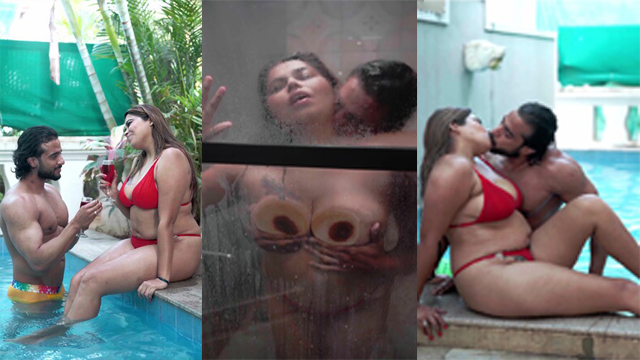 Preeti Puneet Enjoyed By Dude In The Pool – App Content Video - Auntymaza.com