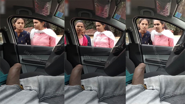 Daring Guy Flash Dick – Infront Of College Girls Inside Car - Auntymaza.com
