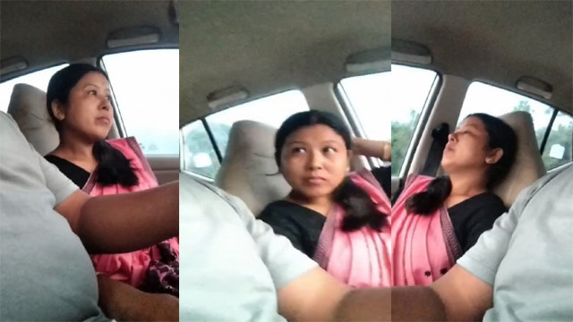 Desi Saree bhabhi Fucked Car Running On Road - Auntymaza.com