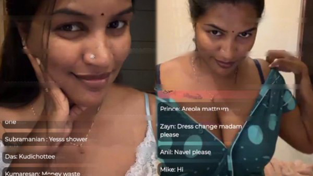 Mallu Makeup Artist Reshma – Bra Removed Live Free - Auntymaza.com