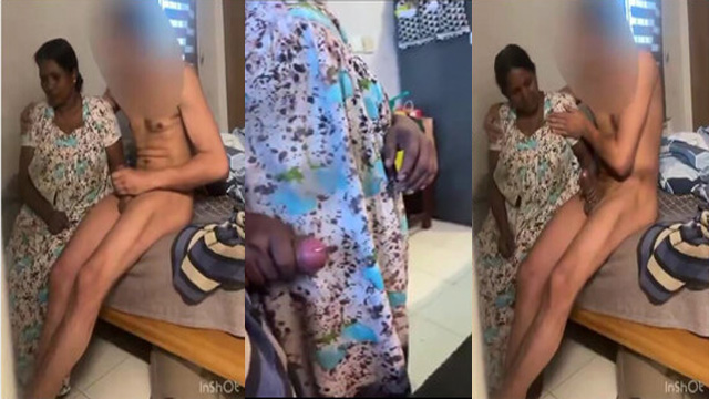 Bachelor College Boy Giving Bj Chudai of her Maid - Auntymaza.com