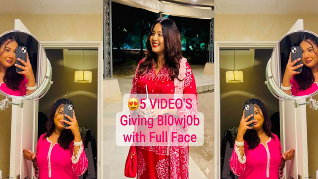 University Queen Latest Viral Giving – Amazing Blowjob with Full Face - Auntymaza.com