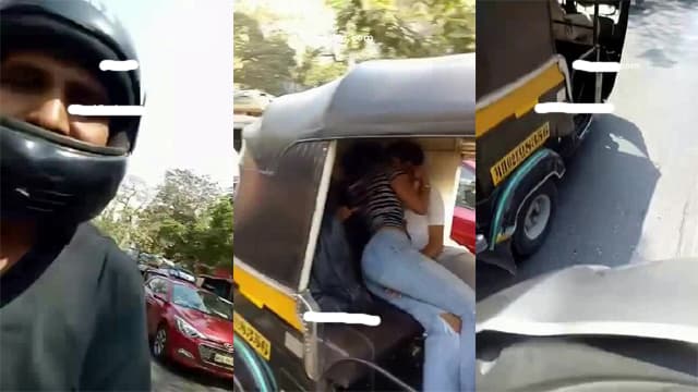 Traffic Jam Horny Couple – Auto Hard Fuck - Auntymaza.com