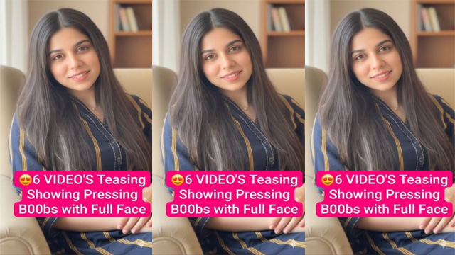 Innocent Looking GF Latest Most Exclusive Viral – Teasing Showing Pressing Boobs with Full Face - Auntymaza.com