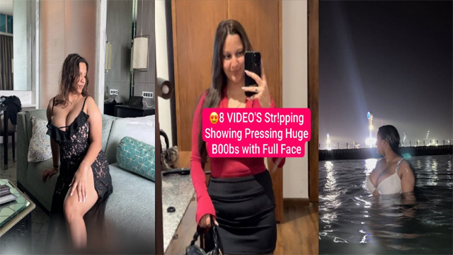 Famous Insta Viral Model – Showing Pressing Huge Boobs - Auntymaza.com