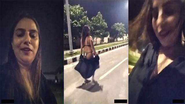 Indian Couple Striping On The Highways Video - Auntymaza.com