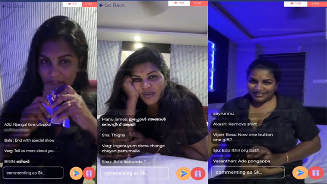 Mallu Makeup Artist Reshma – Premium Live Chat Update - Auntymaza.com