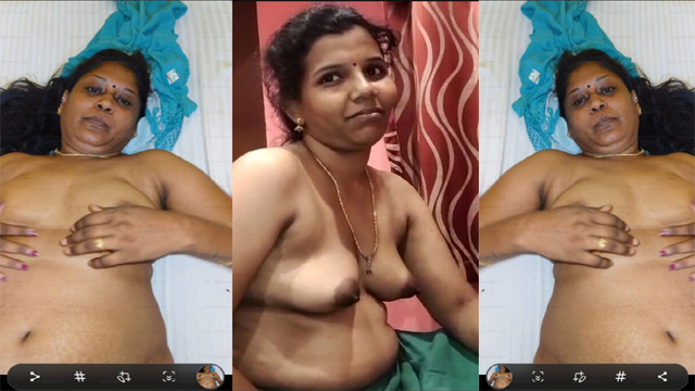 Marathi Aunty Topless Boobs Show – Chennai Sathish - Auntymaza.com